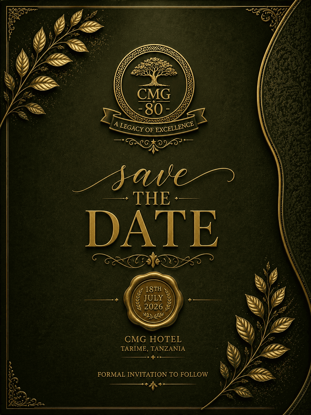 CMG 80 — Save the Date